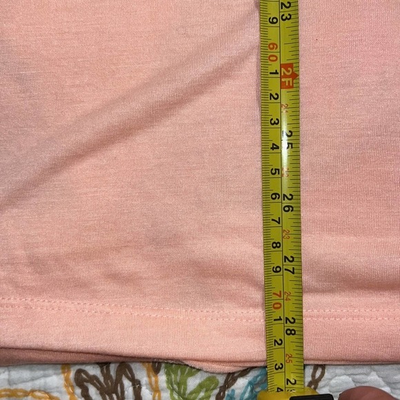 CATO Active womens sz 26/28W activewear top floral peach 3/4 sleeves cutout back - Picture 7 of 14
